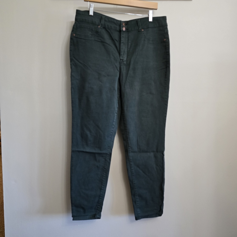 Maurices High Rise Green Skinny Jeans